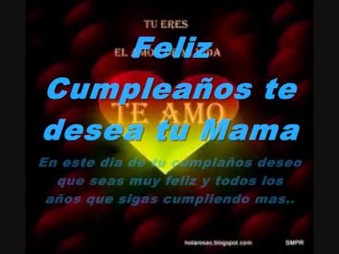 Feliz cumpleaños hijo mio - YouTube