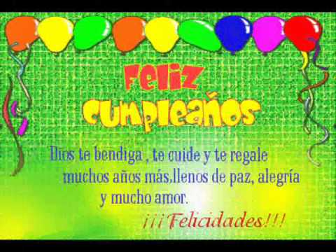 FELIZ CUMPLEAÑOS JEFE....**** - YouTube