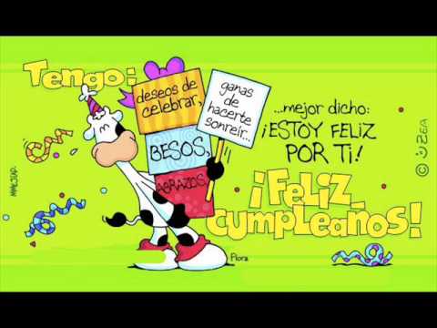 feliz cumpleaños mi jirafa!!! - YouTube