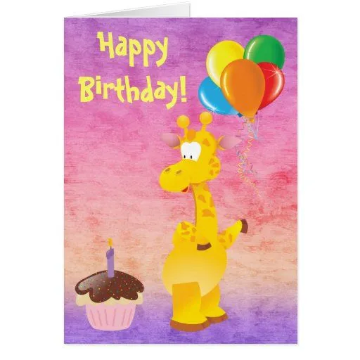 Feliz cumpleaños lindo de la jirafa, de la magdale tarjeta de Zazzle. Feliz cumpleaños lindo de la jirafa, de la magdale tarjeta de Zazzle.
