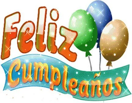 Feliz cumpleaños letras grandes - Imagui