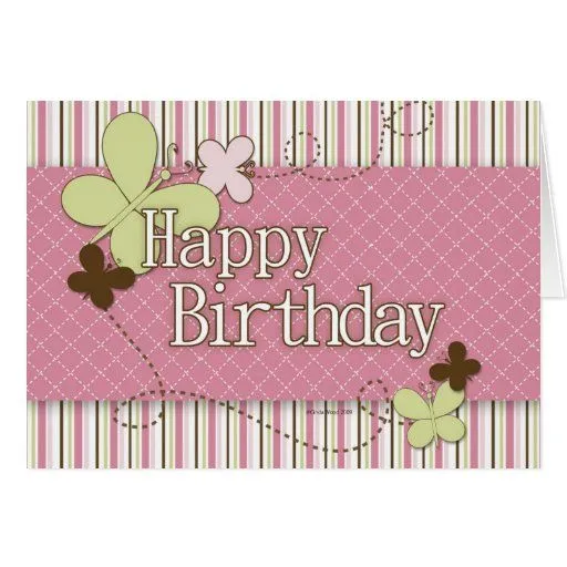 Un feliz cumpleaños de la mariposa tarjeta de felicitación | Zazzle