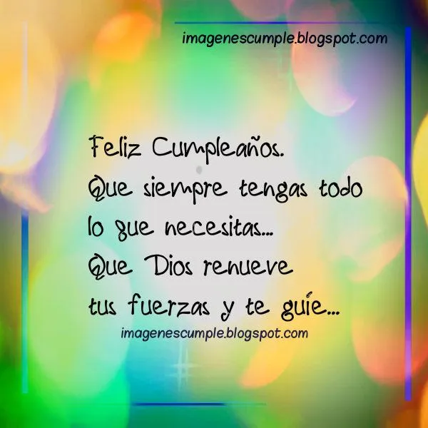 Feliz Cumpleaños con Mensaje Cristiano | Imágenes de Cumpleaños