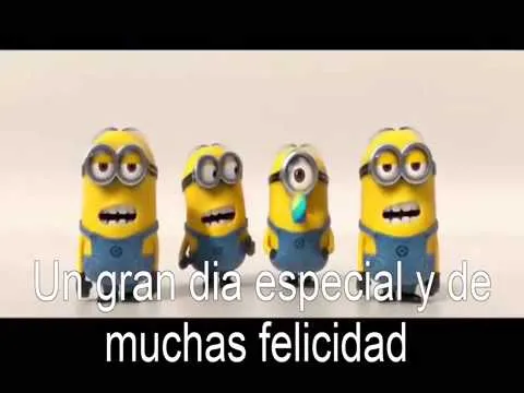 Feliz cumpleaños minions - YouTube