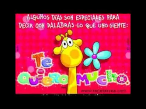 FELIZ CUMPLEAÑOS MI NIÑA HERMOSA TE AMO TE AMO - YouTube
