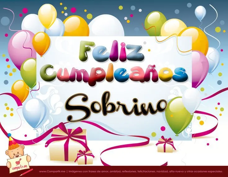 Feliz cumpleaños sobrino | Cumpleaños | Pinterest Feliz cumpleaños sobrino | Cumpleaños | Pinterest