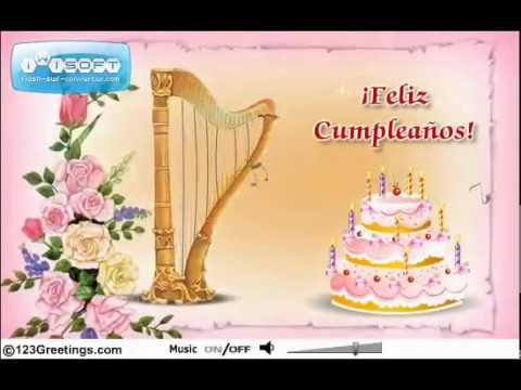 Feliz Cumpleaños, Tarjetas de Cumpleaños Animadas Gratis - YouTube