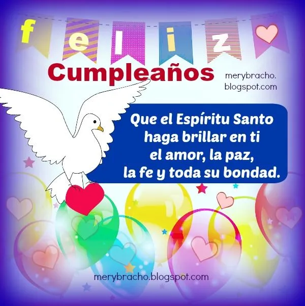 Feliz Cumpleaños. Tarjetas con Frases Cristianas | Entre Poemas y ...