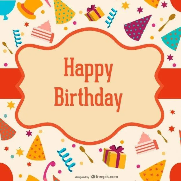 Feliz Cumpleaños - Vectores Postales Gratis - Blog de ...