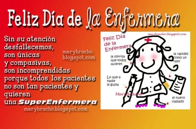 Feliz Día de la Enfermera. | Entre Poemas y Vivencias