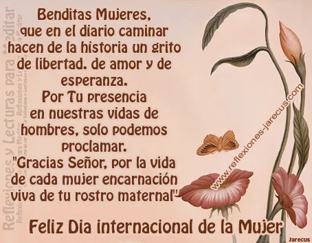 Feliz Dia internacional de la Mujer | Reflexiones y Lecturas para ...