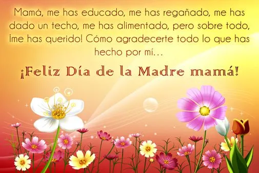 Feliz Día de la Madre mamá! imagen #6154