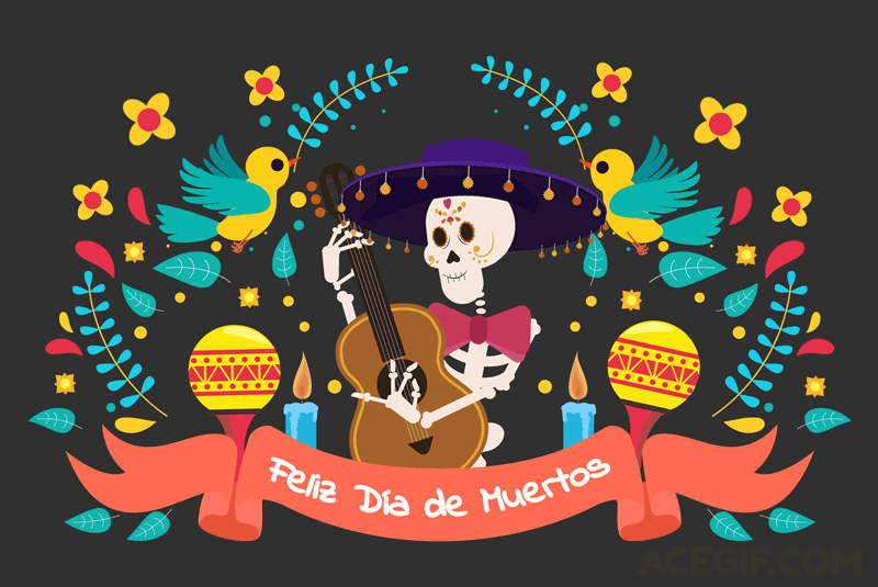 Feliz Día de Los Muertos GIFs animadas | USAGIF.com Feliz Día de Los Muertos GIFs animadas | USAGIF.com