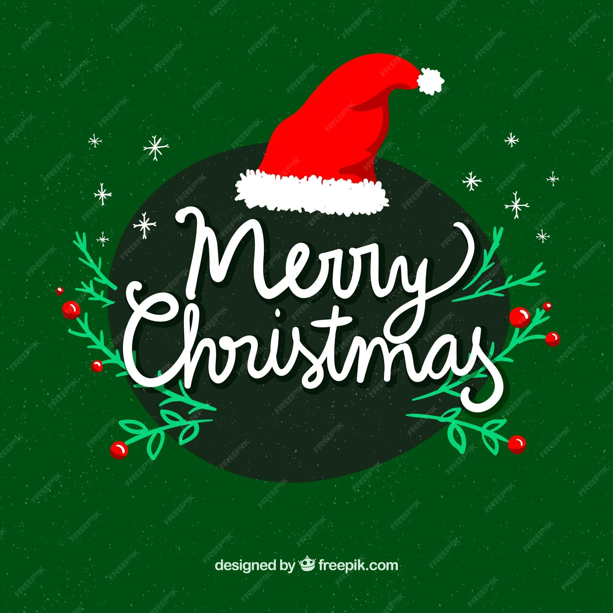 Feliz navidad en letras cursivas | Vector Gratis Feliz navidad en letras cursivas | Vector Gratis