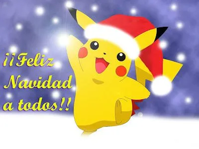 Feliz Navidad con Pikachu
