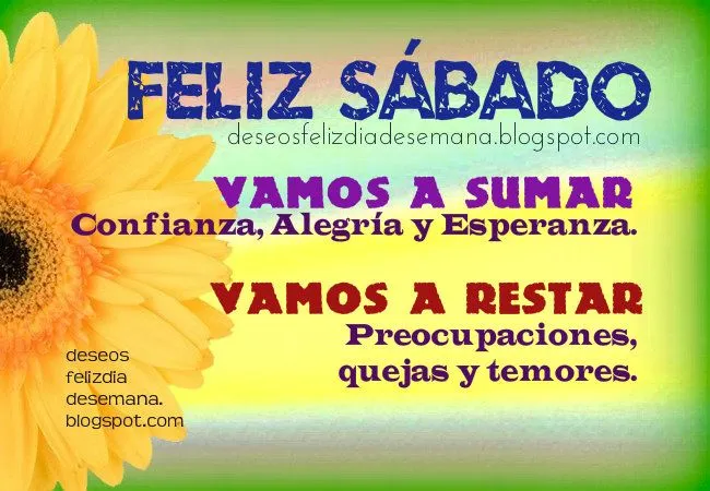Feliz Sábado con Aliento y Alegría | Deseos Feliz Día de Semana Feliz Sábado con Aliento y Alegría | Deseos Feliz Día de Semana