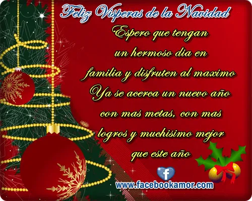 Feliz vísperas de la navidad para facebook Imagenes bonitas para ...