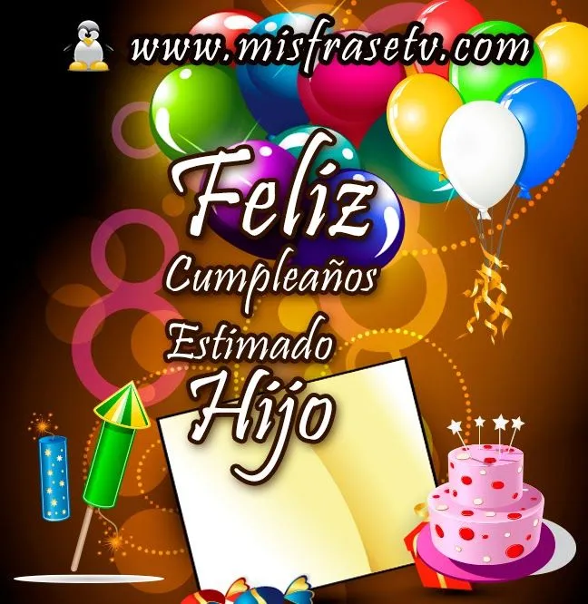 Felizcumpleaños hijo - Imagui Felizcumpleaños hijo - Imagui