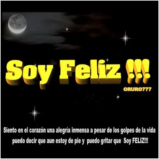Frases para facebook: Soy Feliz, frases en facebook