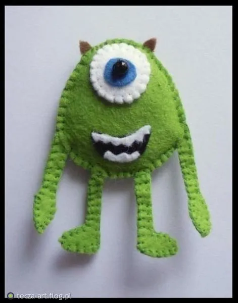 Felt Mike Wazowski _ Monsters INC | Feltro Moldes | Pinterest ... Felt Mike Wazowski _ Monsters INC | Feltro Moldes | Pinterest ...