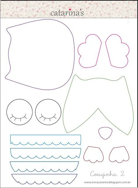 Felt Owls # 3 on Pinterest