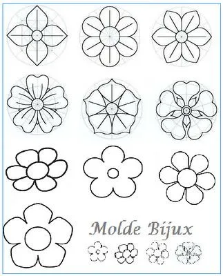 Moldes de Flores | Flickr - Photo Sharing!