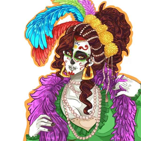 FemMexico / La Catrina by NerdyJones on DeviantArt