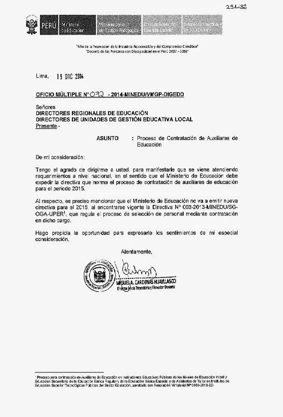 FENAEP: diciembre 2014