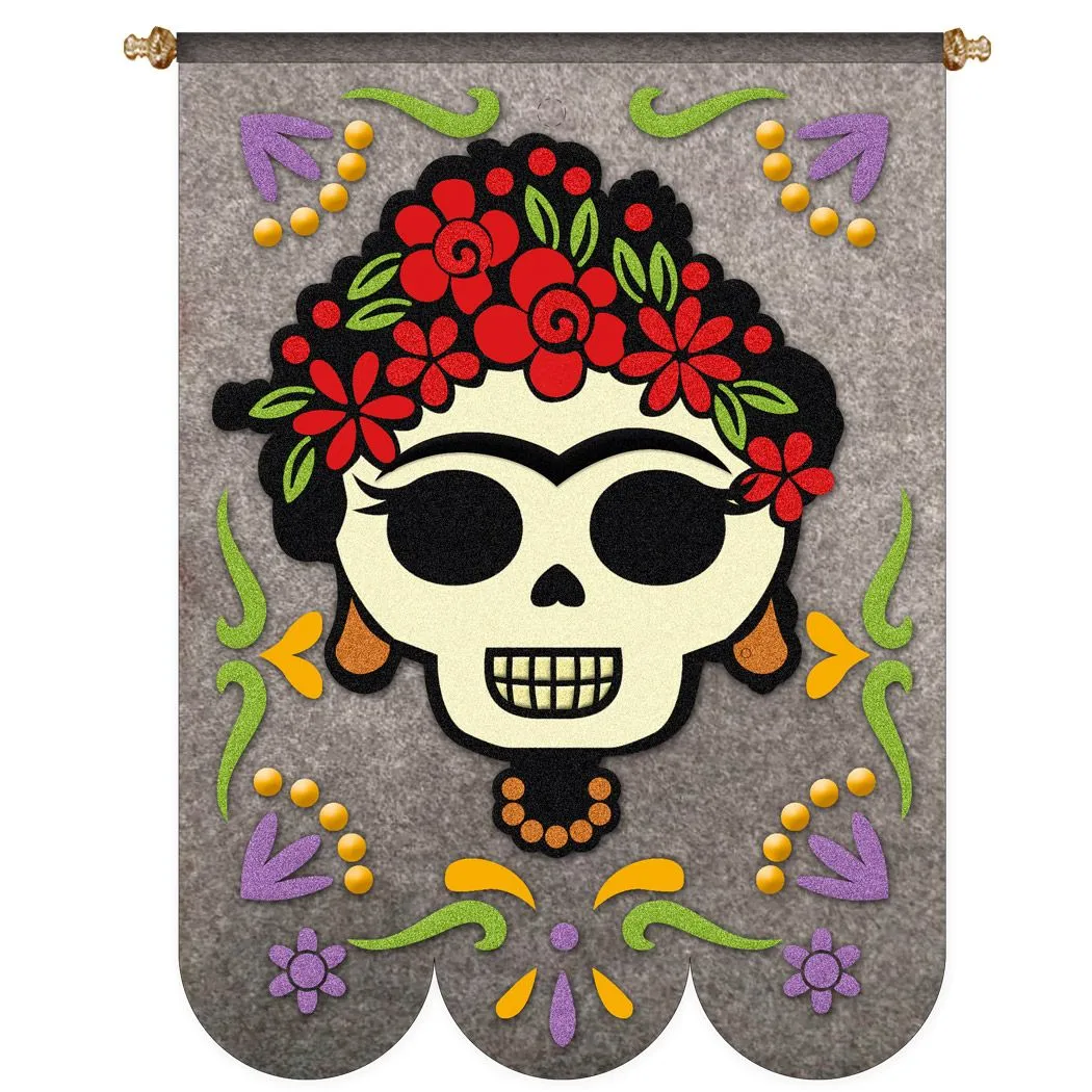 El Nuevo Fénix : Molde w-1944 estandarte frida calavera El Nuevo Fénix : Molde w-1944 estandarte frida calavera