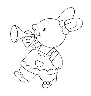Dibujos para colorear de conejos