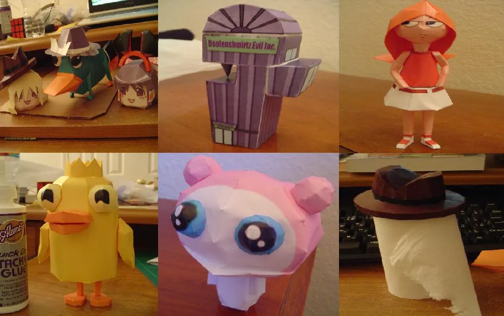 Cubeecraft Perry el ornitorrinco - Imagui