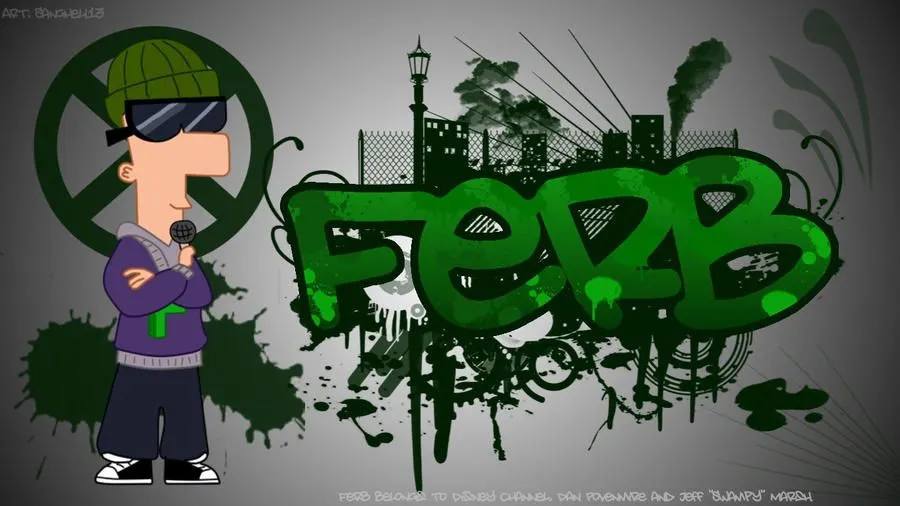 Ferb Rap Wallpaper by sangheili13 on DeviantArt Ferb Rap Wallpaper by sangheili13 on DeviantArt