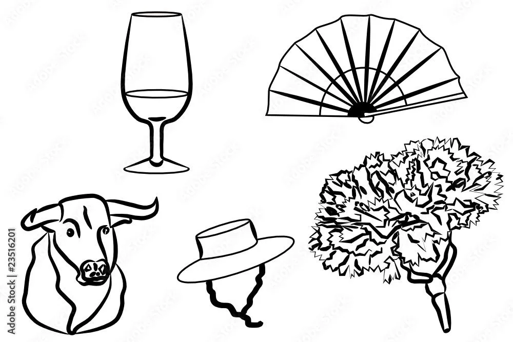 Feria - Dibujos para colorear vector de Stock | Adobe Stock Feria - Dibujos para colorear vector de Stock | Adobe Stock