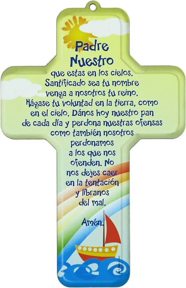 Ferrari & Arrighetti Crucifijo de Pared para niños con la oración del Padre Nuestro en español - 12 x 18 cm : Amazon.com.mx: Hogar y Cocina Ferrari & Arrighetti Crucifijo de Pared para niños con la oración del Padre Nuestro en español - 12 x 18 cm : Amazon.com.mx: Hogar y Cocina