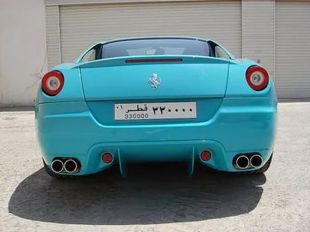 Ferrari 599 GTB Fiorano azul turquesa