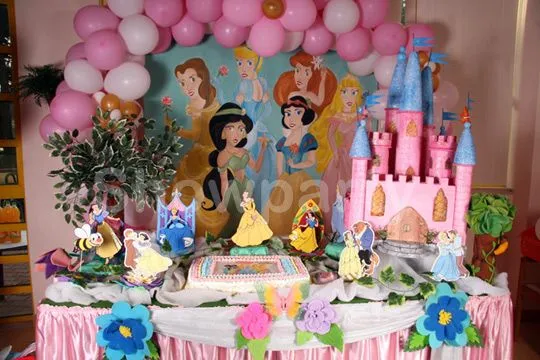 Festa das Princesa Disney - Rosa