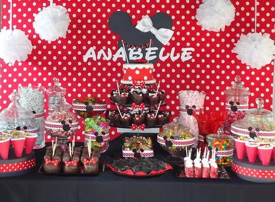 Festa infantil – Tema Minnie - Eu Faço a Festa Festa infantil – Tema Minnie - Eu Faço a Festa