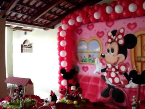Festa da nanda, tema minnie - YouTube