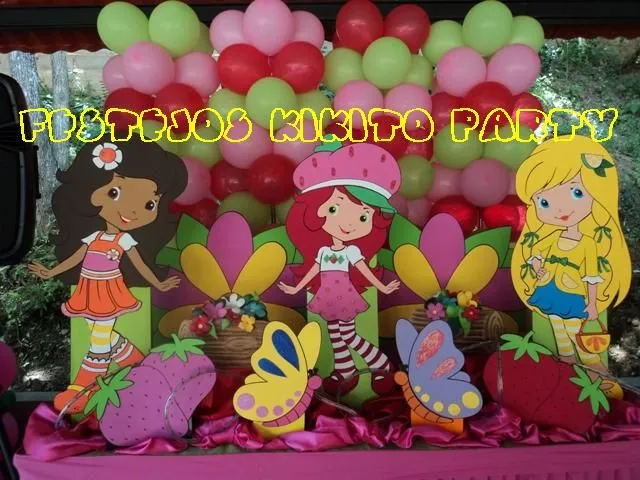 Imagenes de decoración d cumpleaños de frutillita - Imagui