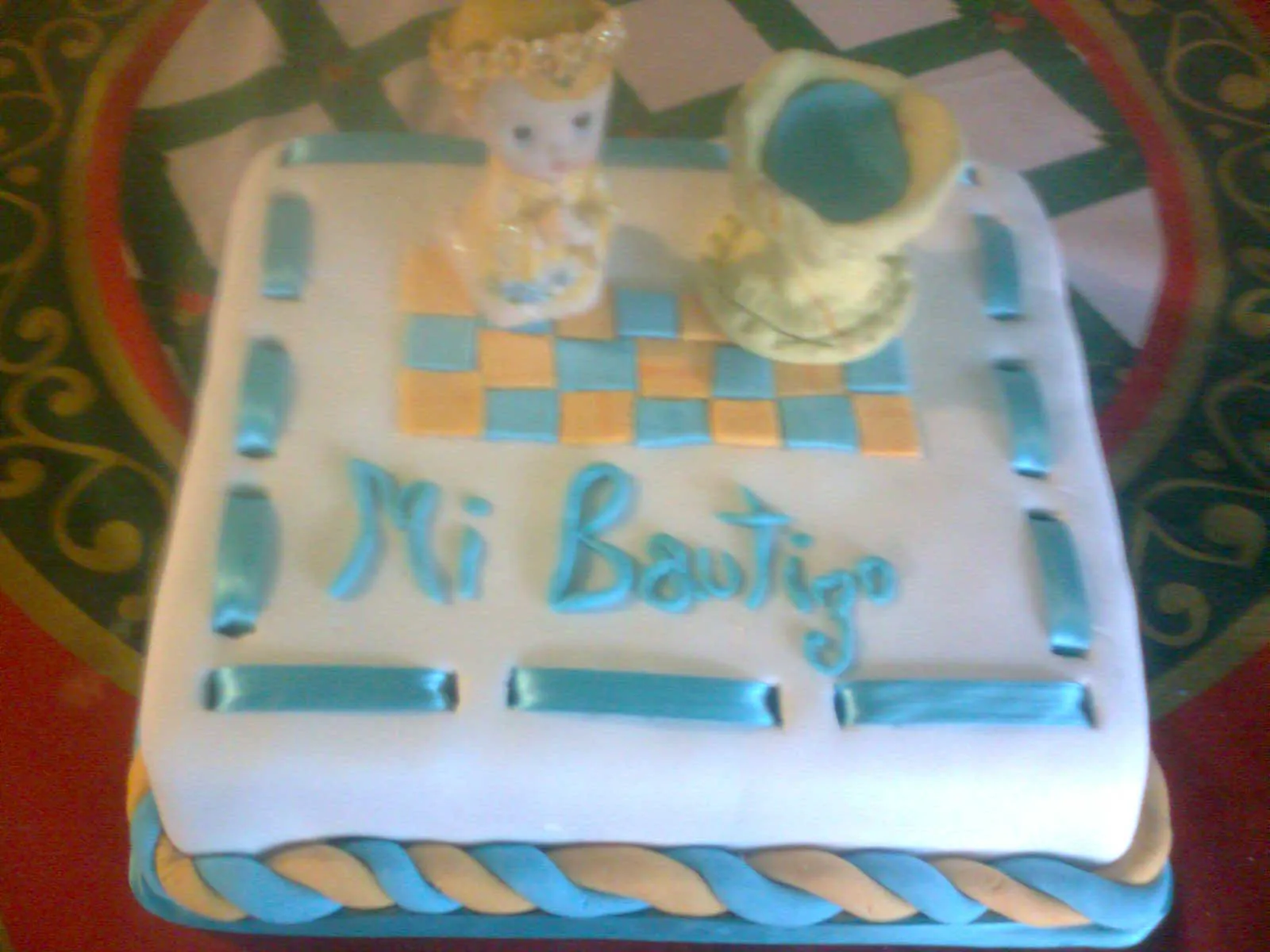 los festejos de mariam: TORTA DE BAUTIZO NIÑO... los festejos de mariam: TORTA DE BAUTIZO NIÑO...