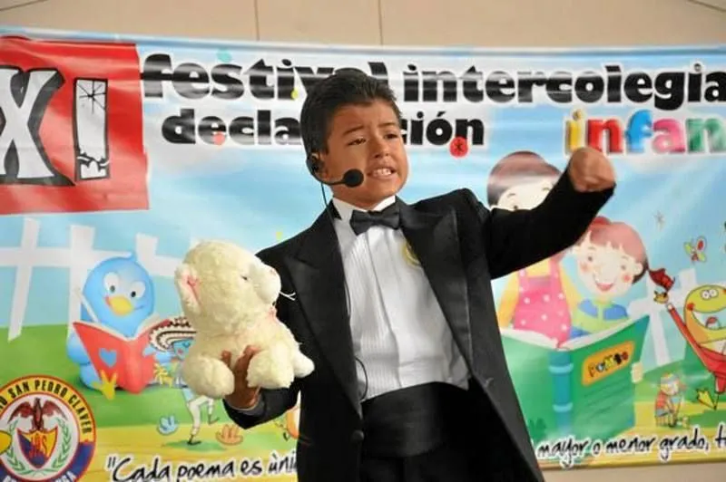 Festival Intercolegiado de Declamación Infantil en el San Pedro ...