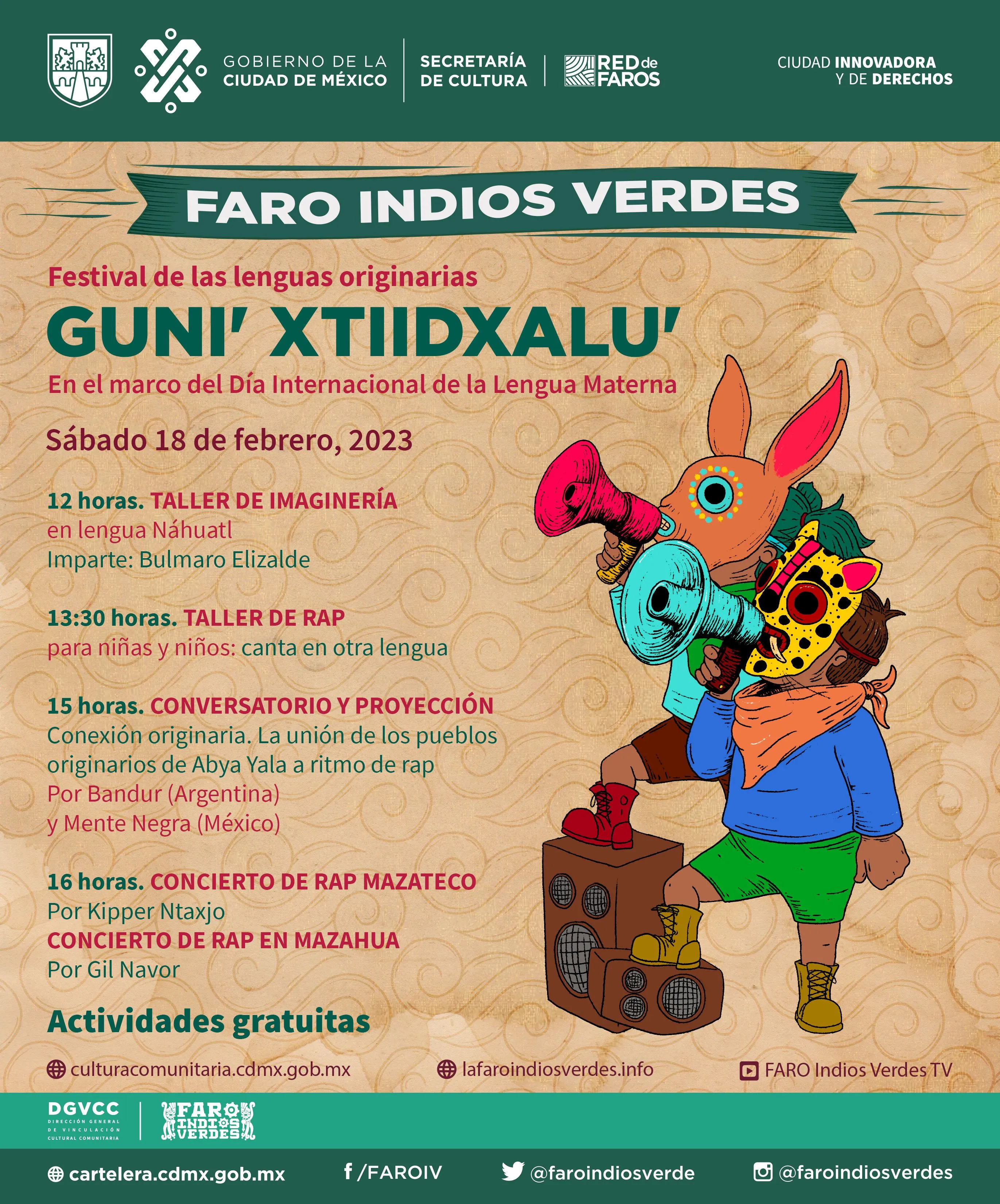 Festival de las lenguas ~ FARO Indios Verdes Festival de las lenguas ~ FARO Indios Verdes