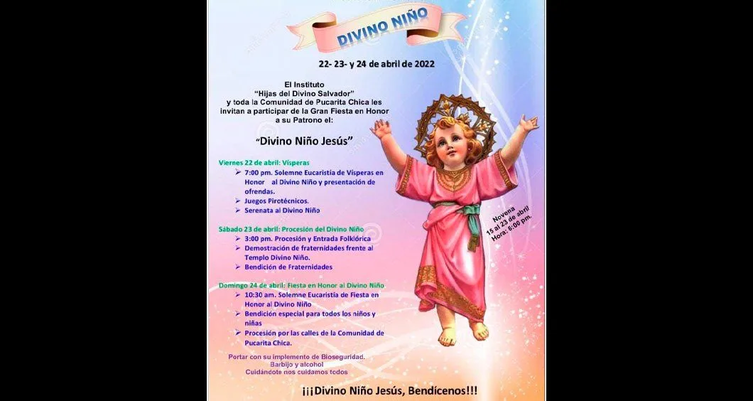 Festividad del Divino Niño Jesús – Arquidiócesis de Cochabamba Festividad del Divino Niño Jesús – Arquidiócesis de Cochabamba