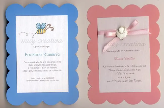 TARJETA DE RECORDATORIO BABY SHOWER - Imagui
