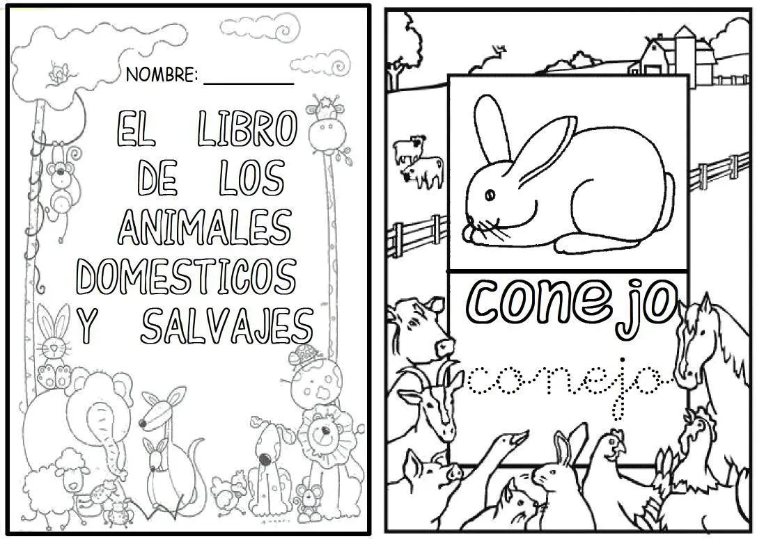 Ficha animales salvajes para colorear - Imagui Ficha animales salvajes para colorear - Imagui