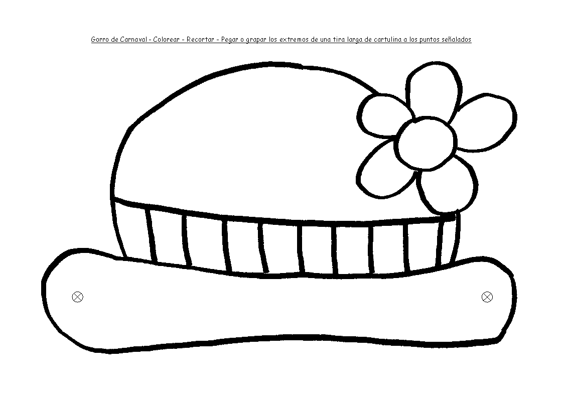Ficha de gorro de payaso. Fichas de carnaval. Fichas educativas ... Ficha de gorro de payaso. Fichas de carnaval. Fichas educativas ...