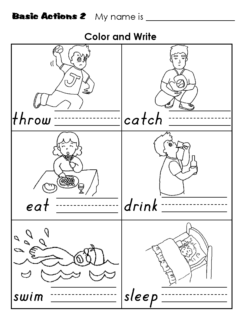 Esta ficha de inglés de las acciones sirve para aprender más verbos ... Esta ficha de inglés de las acciones sirve para aprender más verbos ...