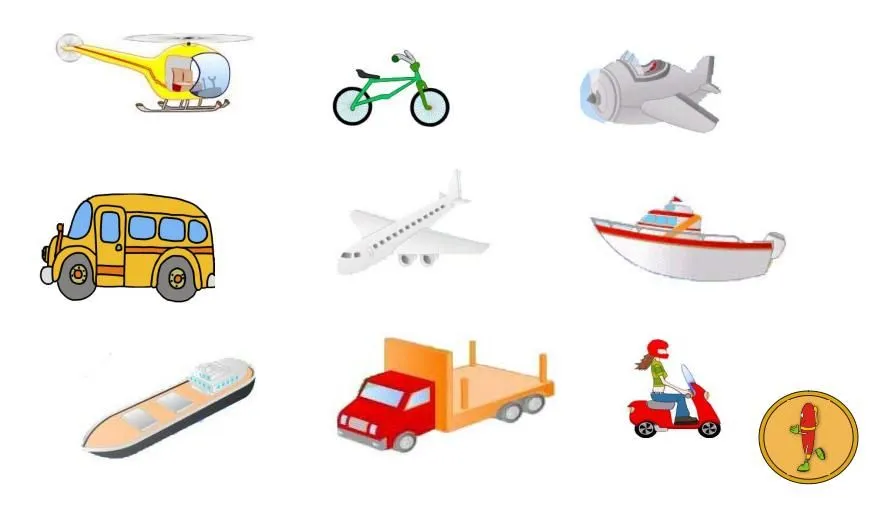 Ficha: medios de transporte | Recurso educativo 47964 - Tiching Ficha: medios de transporte | Recurso educativo 47964 - Tiching