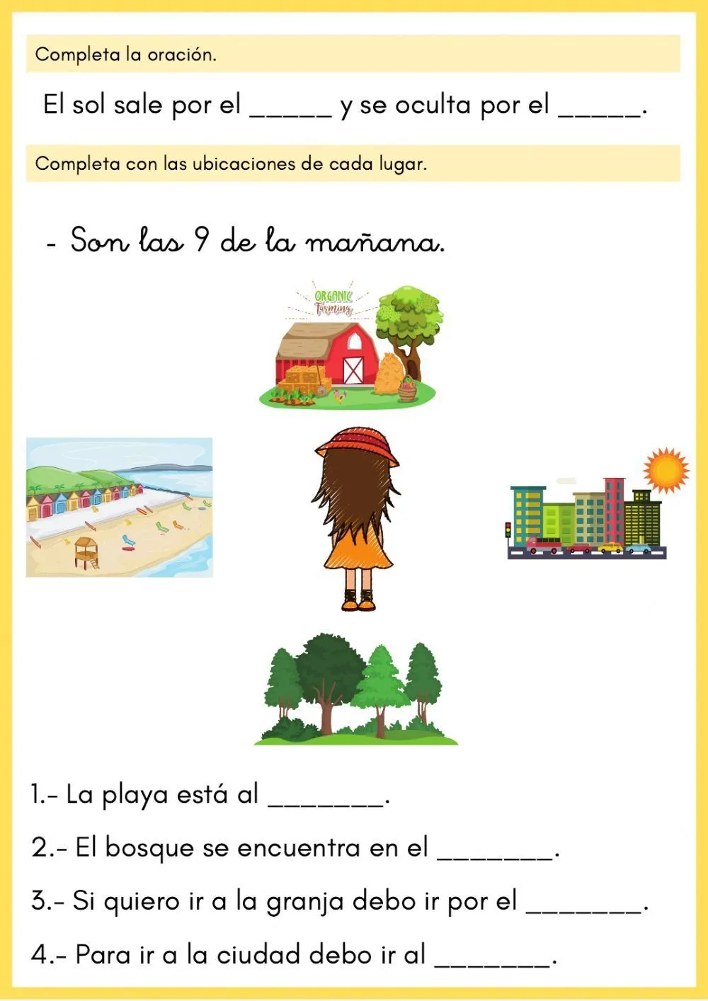 Ficha de Puntos cardinales para Primero de primaria | Interactive  activities, Ccss, Plurals