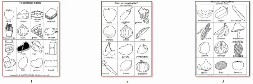 CARPETA DEL MAESTRO: FOOD